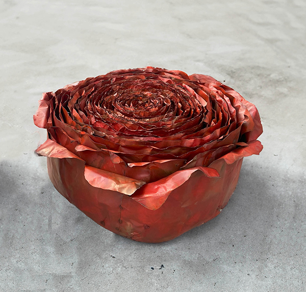 Arch. nr 506 Senza Titolo olio su lamina di rame 85x150 O cm 2024