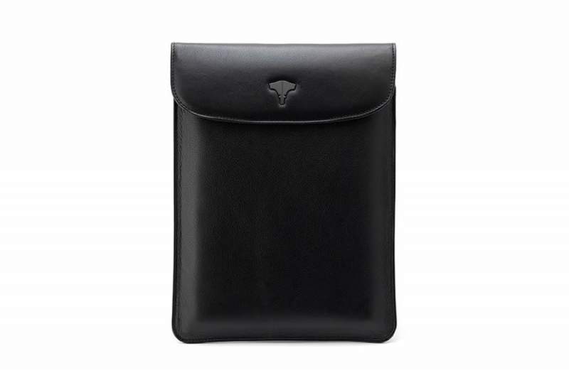 Tablet Bag Real Leather Black
